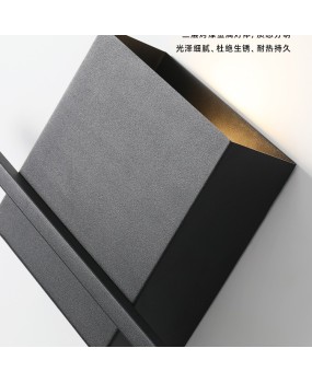Minimalist wall lamp, modern minimalist living room background wall, Nordic aisle designer's creative LED strip combination wall lamp