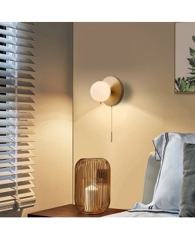 Nordic Creative Personality Modern Simple Iron Zipper Wall Lamp Living Room Bedhead Bedroom Study Corridor Wall Lamp