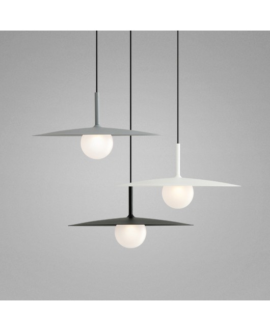 Minimalist modern UFO single head small pendant light, personalized study, restaurant, bar counter designer, LED small pendant light