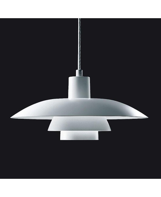 Danish designer UFO restaurant pendant light Nordic minimalist bedroom headboard study bar white layered pendant light