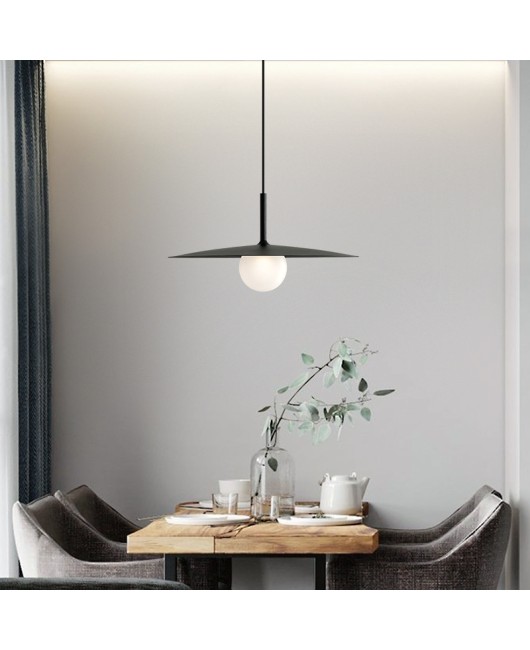 Minimalist modern UFO single head small pendant light, personalized study, restaurant, bar counter designer, LED small pendant light