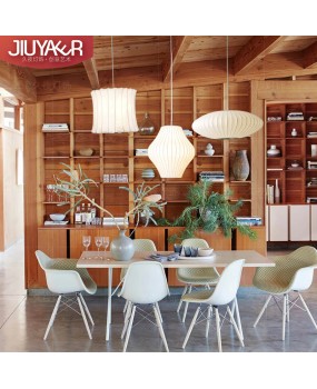 Italian designer silk pendant lamp Instagram internet celebrity Japanese Zen style homestay hotel restaurant restaurant bar desk lamp
