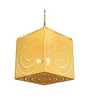 Moroccan hollow carved decorative chandelier, coffee shop, hotel, homestay, bar, club, Xinjiang retro restaurant chandelier