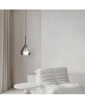 Italian minimalist bedroom headboard pendant light, glass pendant light, Nordic modern minimalist creative designer, restaurant bar counter