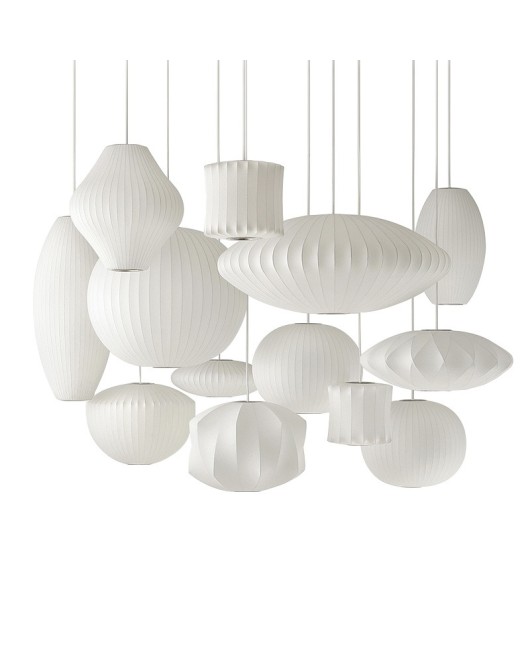 Italian designer silk pendant lamp Instagram internet celebrity Japanese Zen style homestay hotel restaurant restaurant bar desk lamp