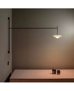 Corridor corridor long pole rocker arm lamp Nordic minimalist creative living room bedroom headboard wall adjustable long arm wall lamp