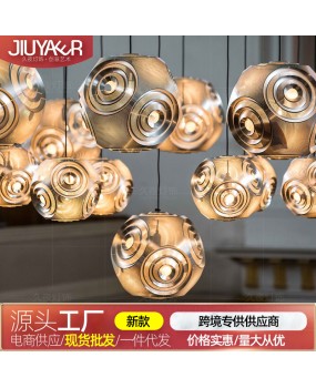 Italian stainless steel chandelier, coffee shop, Western restaurant, bar, clubhouse, internet cafe, clothing store, designer, catering lighting fixtures