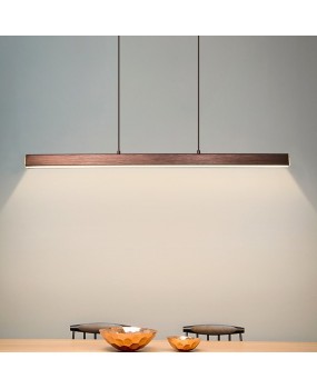 Nordic minimalist dining table chandelier, modern minimalist LED light luxury lighting, one line long restaurant chandelier bar desk lamp