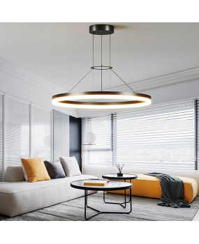 Nordic light luxury grand living room chandelier, modern minimalist art creativity, commercial circular bar counter, dining room bedroom chandelier