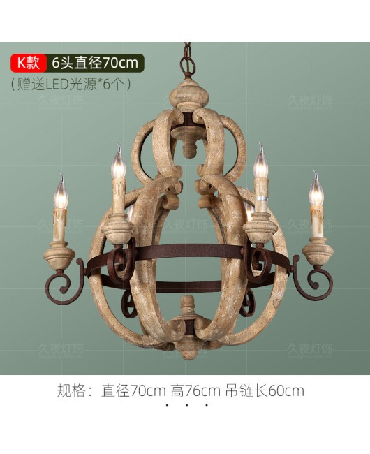 LOFT retro industrial style lighting creative homestay, coffee shop, western restaurant, hotel, bar counter, artistic decoration pendant light