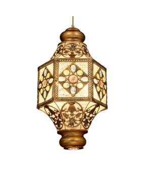 Southeast Asian Thai Creative Chandelier Man Coffee Moroccan Bar Restaurant Corridor Deck Internet Cafe Colorful Retro Light