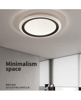 Minimalist cream style creative ultra-thin bedroom ceiling light modern minimalist full light source eye protection 2024 new study