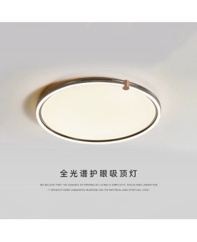 2024 New Bedroom Light Minimalist Modern Full Spectrum Eye Protection Ceiling Light Minimalist Living Room Study Children's Room Light