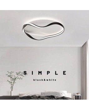 Modern minimalist bedroom LED ceiling light with full spectrum eye protection, Nordic personalized creative designer, study master bedroom light