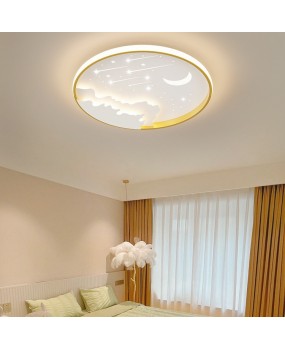 Children's room ceiling light eye protection starry sky meteor light romantic and warm study bedroom light boys and girls room light