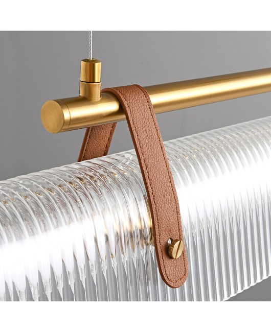 Creative Study Model Room Leather Lighting New Restaurant Bar Pendant Designer Minimalist Nordic Exhibition Bar
