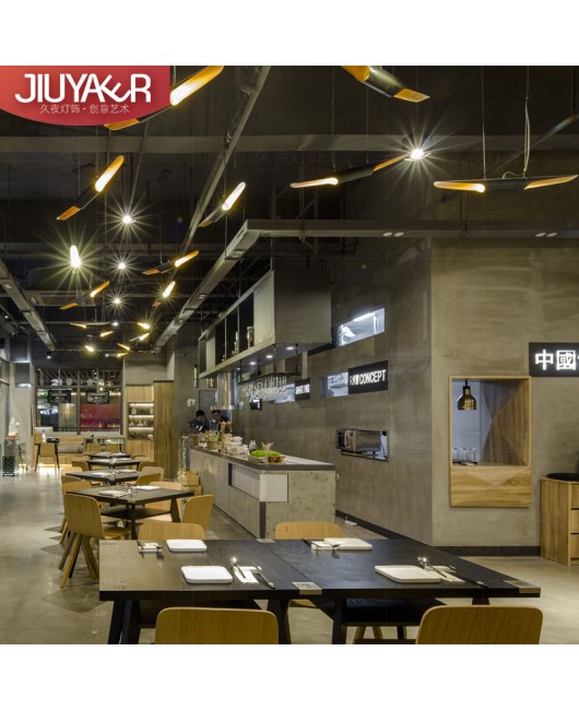 Industrial style creative pendant lights, personalized Western restaurants, coffee shops, milk tea shops, hotels, bar counters, villas, exhibition halls, decorative lighting fixtures