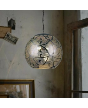 Xinjiang Western Restaurant Lamp Moroccan Retro Southeast Asian Bronze Personalized Art Thai Club Homestay Atmosphere Pendant Lamp