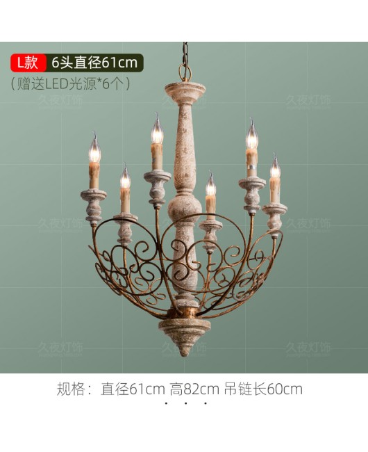 LOFT retro industrial style lighting creative homestay, coffee shop, western restaurant, hotel, bar counter, artistic decoration pendant light