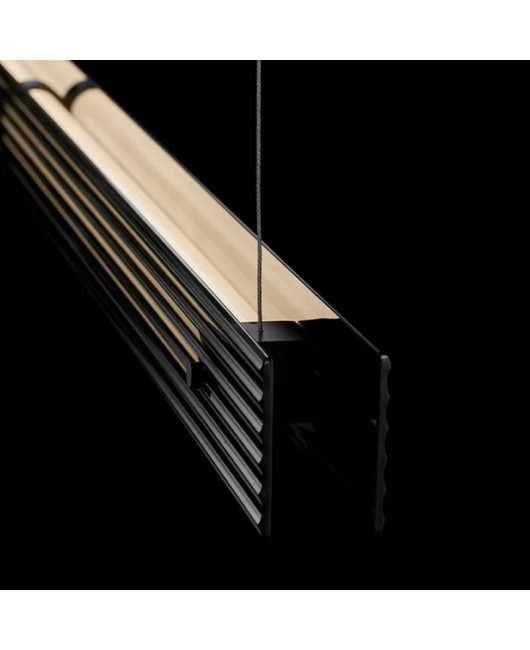 Italian minimalist modern minimalist restaurant pendant light bar Taipei European light luxury glass atmospheric light luxury style long strip lighting fixtures