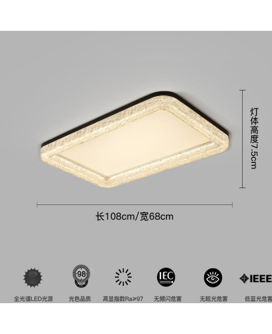 All copper living room light luxury high-end feeling ceiling light Italian minimalist living room main light modern minimalist new whole house light