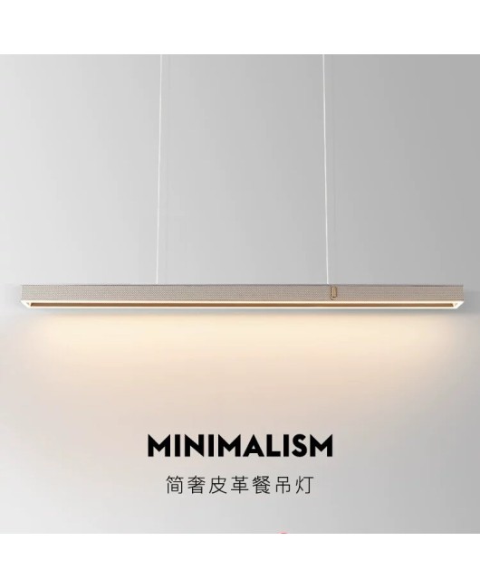 2024 New Type One Word Long Strip Modern Simple, Light Luxury, High Luxury, Atmospheric Lighting Table Dining Room Dining Room Pendant Light