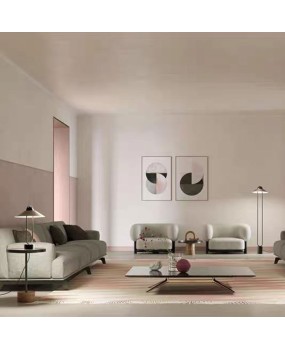 Modern minimalist living room electroplated bamboo hat vertical lamp designer creative model room bedroom study hat floor lamp