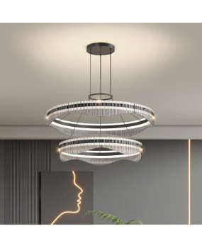 Nordic Italian minimalist living room pendant light, modern minimalist high-end creative designer, glass dining room bedroom light
