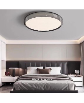 Minimalist Italian style bedroom ceiling light, modern minimalist high-end designer, home high brightness eye protection, master bedroom room light
