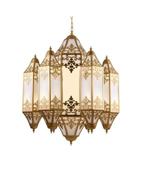 Southeast Asian style pendant lights, Arabic Thai art etched pendant lights, Xinjiang restaurants, hotels, villas, homestays, lighting fixtures