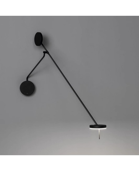 Nordic minimalist wall lamp designer with long pole, multifunctional adjustable rotating arm, dining room, study, living room wall lamp