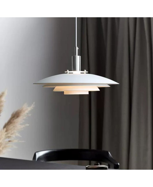 Nordic restaurant chandelier, Danish modern minimalist internet celebrity UFO creative homestay, PH5 cream style Japanese dining table light