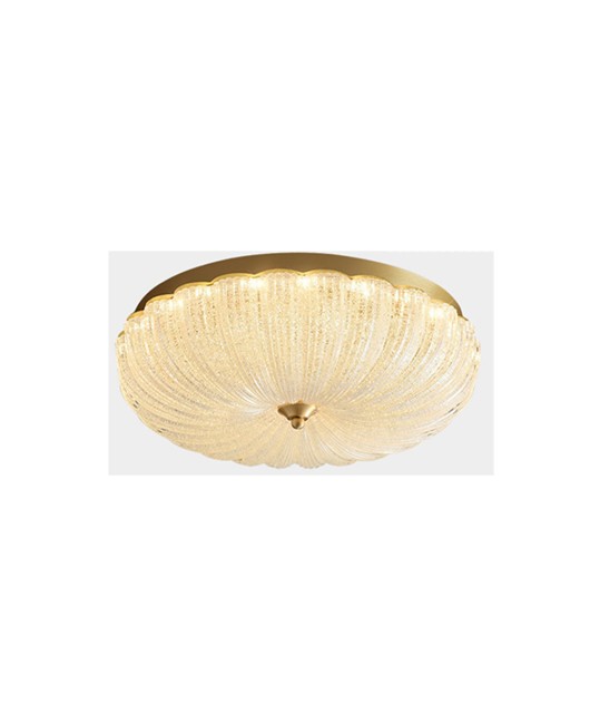 Bedroom Light Simple Cream Style Full Copper Light Luxury Full Spectrum Eye Protection Guangdong Zhongshan Master Bedroom Ceiling Light