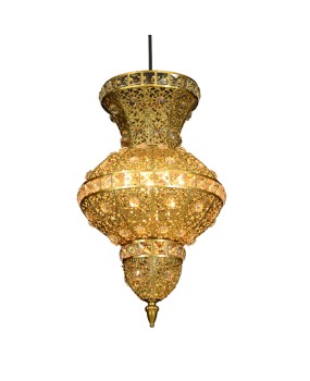 Moroccan style exotic retro bedroom, Xinjiang restaurant, hotel, homestay, bar, club, hollowed out carved chandelier