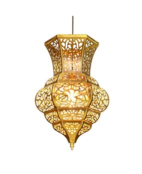 Southeast Asian style retro hollow pendant lamp, Moroccan bar, restaurant, living room, tea room lighting, Thai style homestay lighting