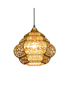 Moroccan style exotic retro bedroom, Xinjiang restaurant, hotel, homestay, bar, club, hollowed out carved chandelier