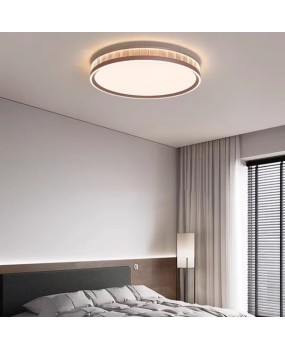 Modern minimalist master bedroom lighting, high-end light luxury LED full spectrum eye protection, study room, secondary bedroom circular intelligent ceiling light