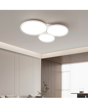 Living room lamp modern minimalist eye protection ultra bright minimalist bedroom lamp study cream style full spectrum lamp atmospheric ceiling lamp