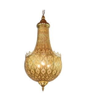 Moroccan Arabic Southeast Asian Thai art hollow carved pendant light Western restaurant hotel tea room homestay lighting fixtures