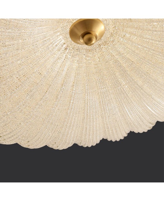 Bedroom Light Simple Cream Style Full Copper Light Luxury Full Spectrum Eye Protection Guangdong Zhongshan Master Bedroom Ceiling Light