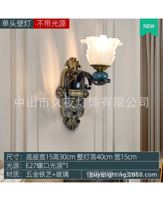 American retro ceramic chandelier, living room, grand Nordic light luxury model room, designer hotel club, villa lighting