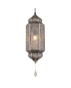 Southeast Asian Thai Arabic pendant light hollowed out restaurant living room hotel villa homestay Thai wrought iron electroplated lighting fixtures