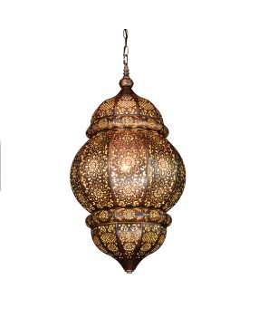 Arabic style pendant lamp, Southeast Asian Thai art etched pendant lamp, Xinjiang restaurant, hotel, villa, homestay lighting fixtures