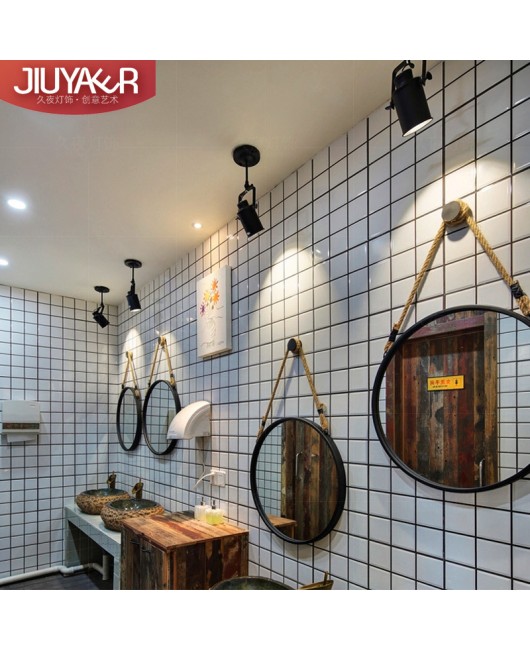 Industrial style retro spotlights, creative dining and bar shops, hot pot restaurants, clothing stores, personalized LED long pole ceiling spotlights