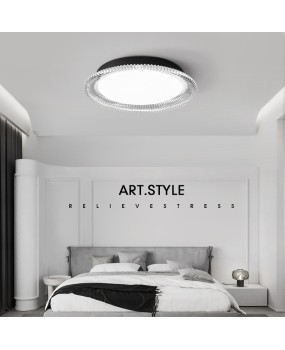 Master bedroom ceiling light minimalist creative circular bedroom room light modern minimalist light luxury study full spectrum eye protection light