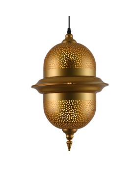 Xinjiang Restaurant Light Moroccan Retro Southeast Asian Bronze Personalized Art Thai Club Hotel Atmosphere Pendant Light