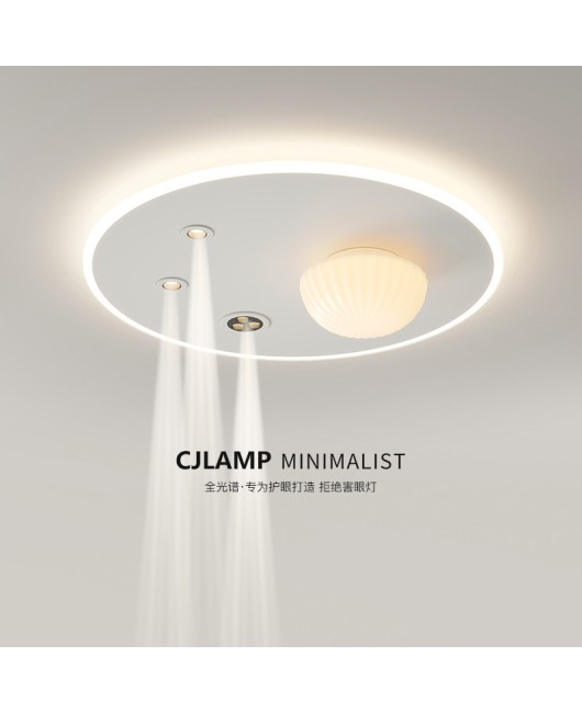2024 new cream style living room designer modern, simple, atmospheric, minimalist master bedroom ceiling light with spotlight