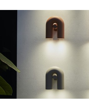 Danish designer U-shaped minimalist creative LED bedside reading light Nordic minimalist personality living room background wall light