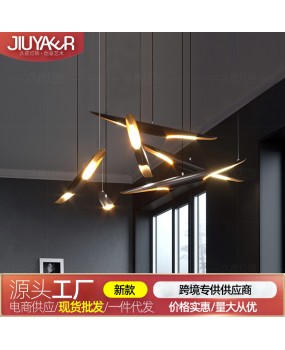 Industrial style creative pendant lights, personalized Western restaurants, coffee shops, milk tea shops, hotels, bar counters, villas, exhibition halls, decorative lighting fixtures
