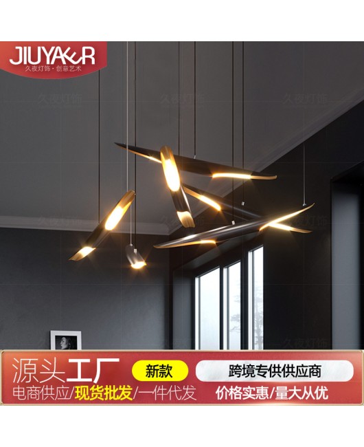 Industrial style creative pendant lights, personalized Western restaurants, coffee shops, milk tea shops, hotels, bar counters, villas, exhibition halls, decorative lighting fixtures